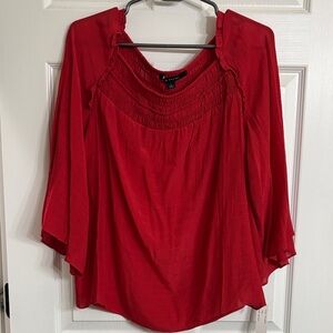 Zac & Rachel Vibrant Red Blouse
